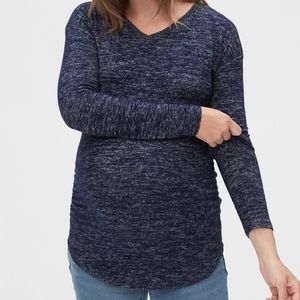 Gap maternity long-sleeve v-neck t-shirt
